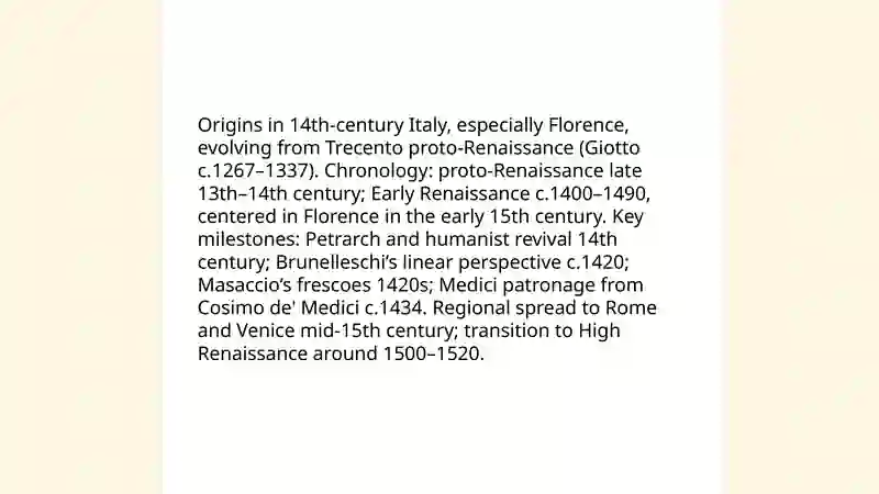 The Early Renaissance Period 3