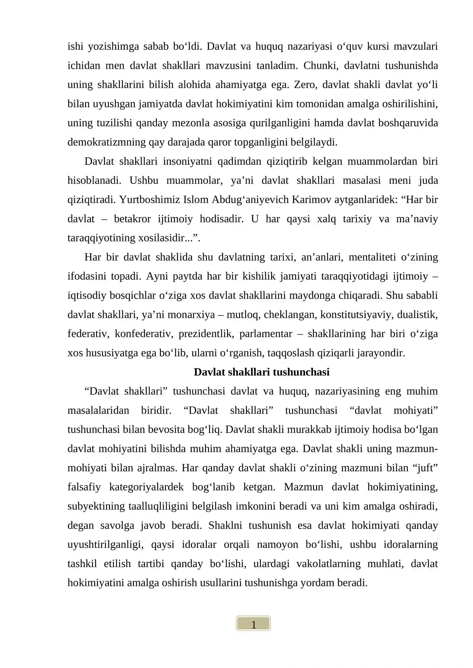 Davlat shakllari 3