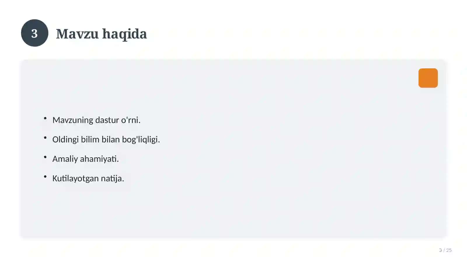 Chizmachilik fanidan 7-sinf uchun ochiq dars ishlanmasi 3
