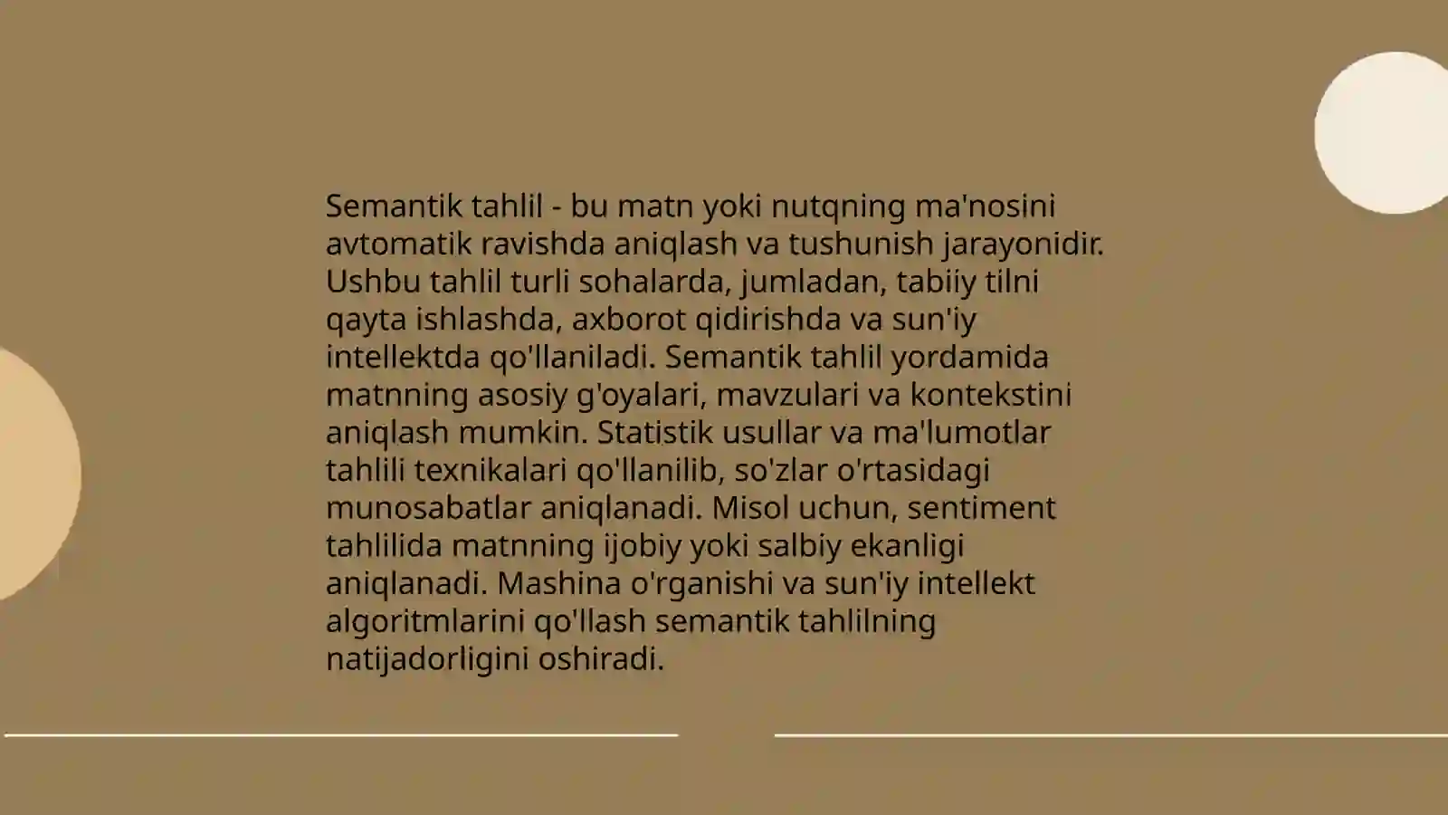 Semantik tahlil 3
