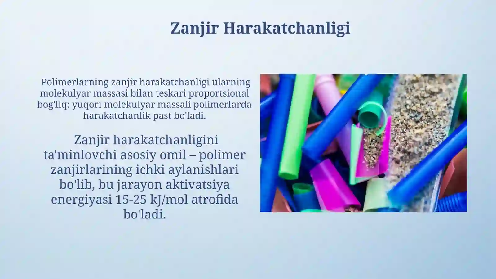 Polimerlarning bukuluvchanligi 3