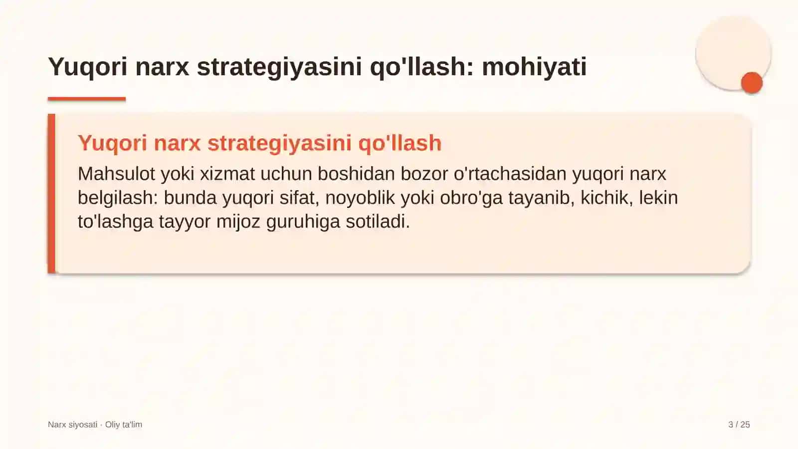 to'qimachilik korxonalarida yuqori narx strategiyasini qo'llash 1088 3