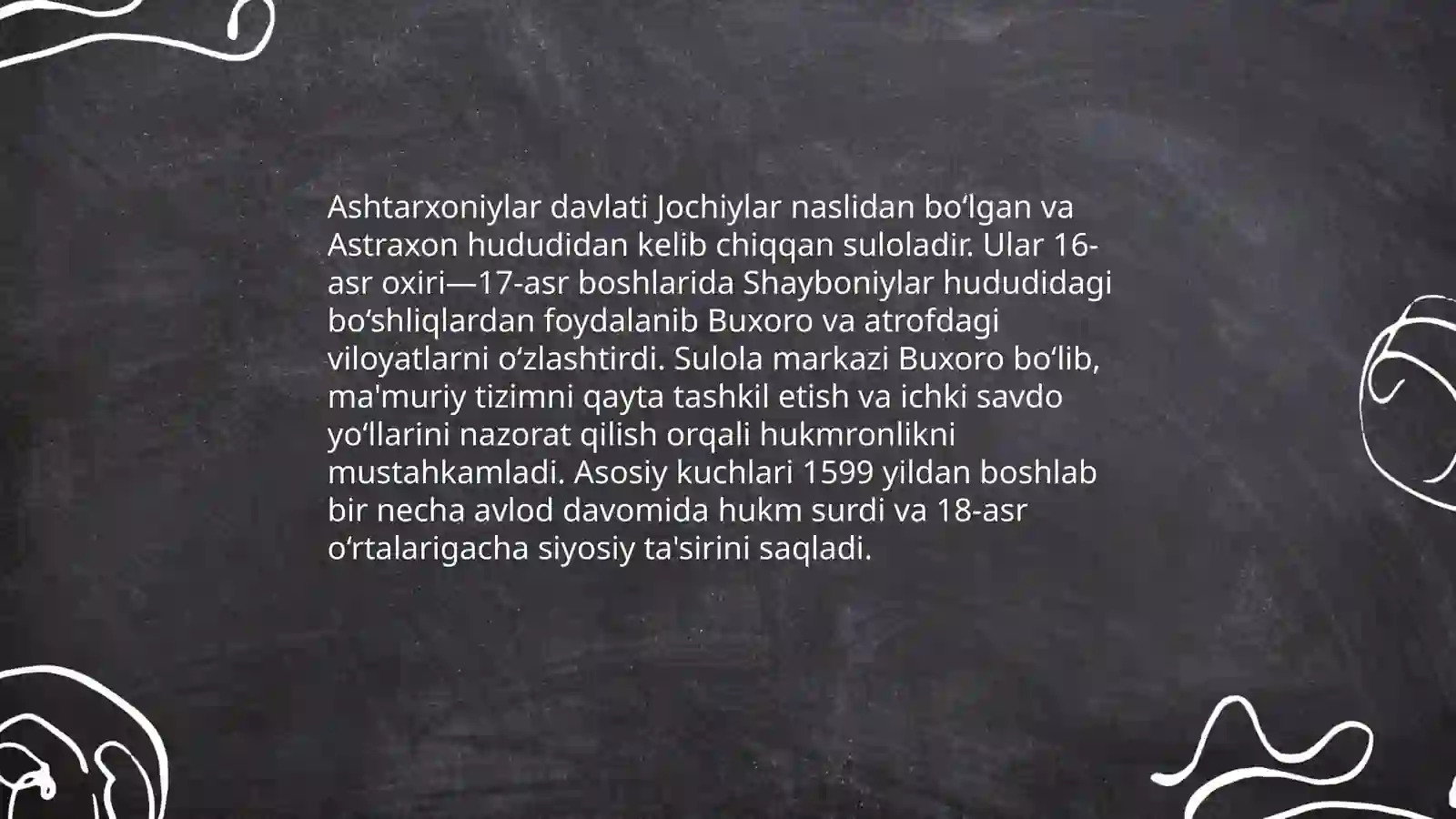 Ashtarxoniylar davlati 3