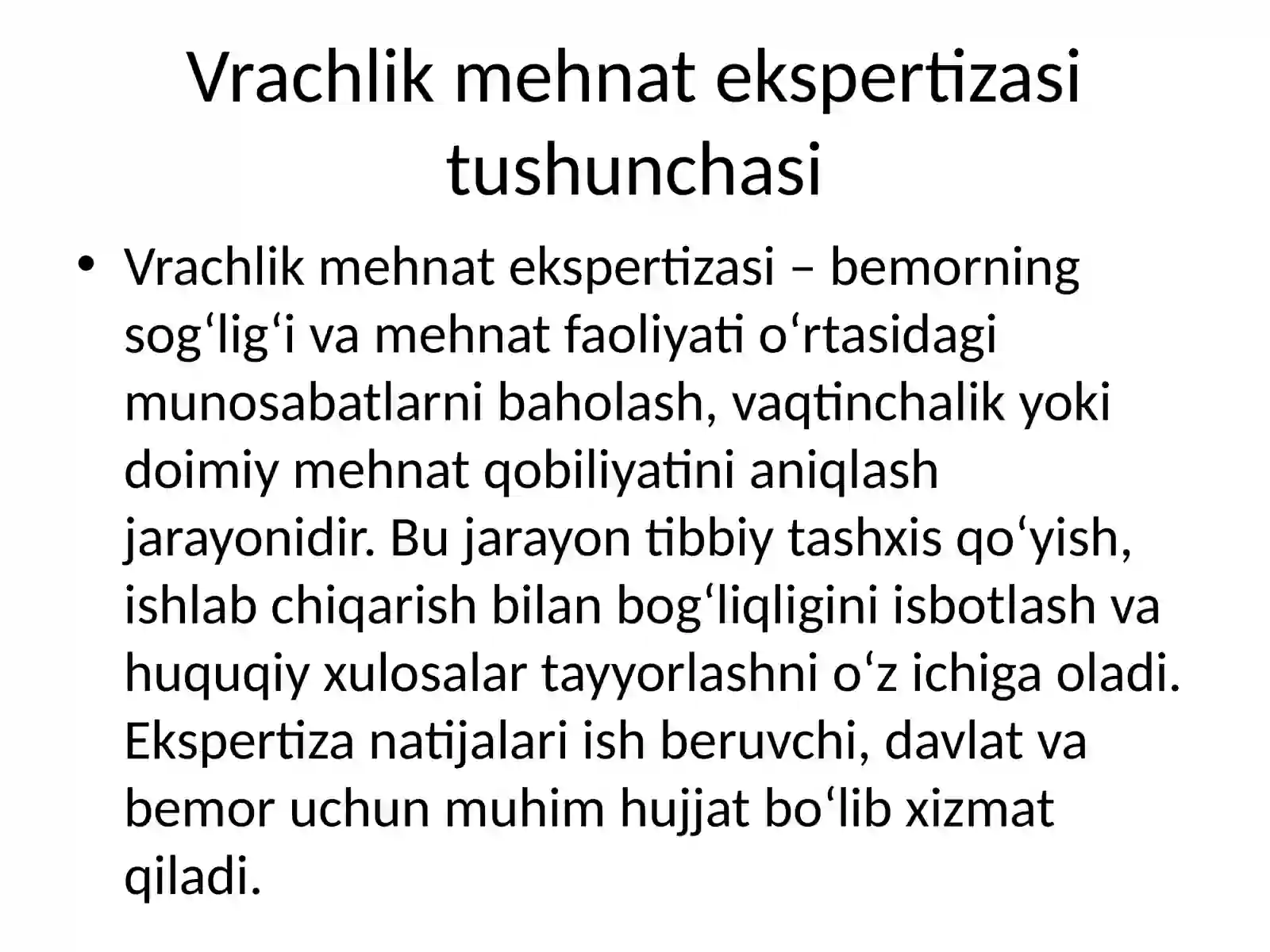 Kasb kasalliklarida vrachlik mehnat ekspertizasi 3