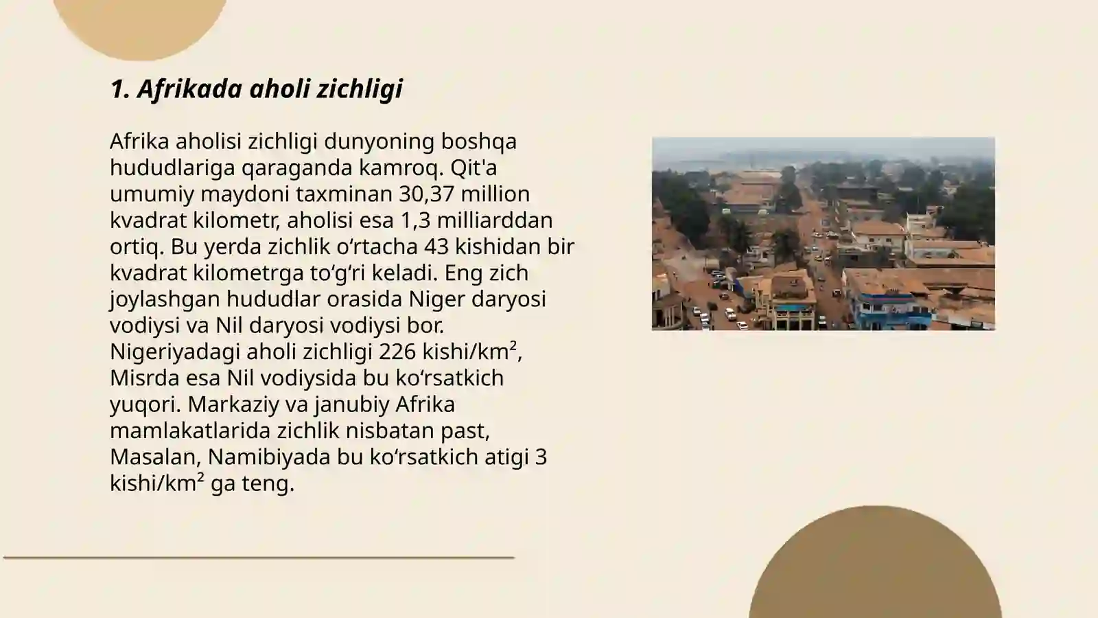 Afrika aholisi 3