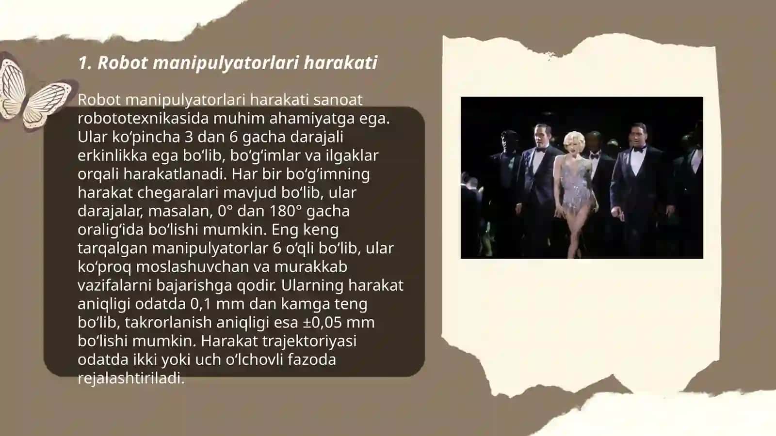 Robot manipulyatorlari harakati 3