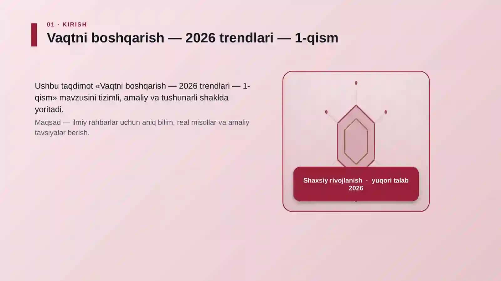 Vaqtni boshqarish — 2026 trendlari — 1-qism 3