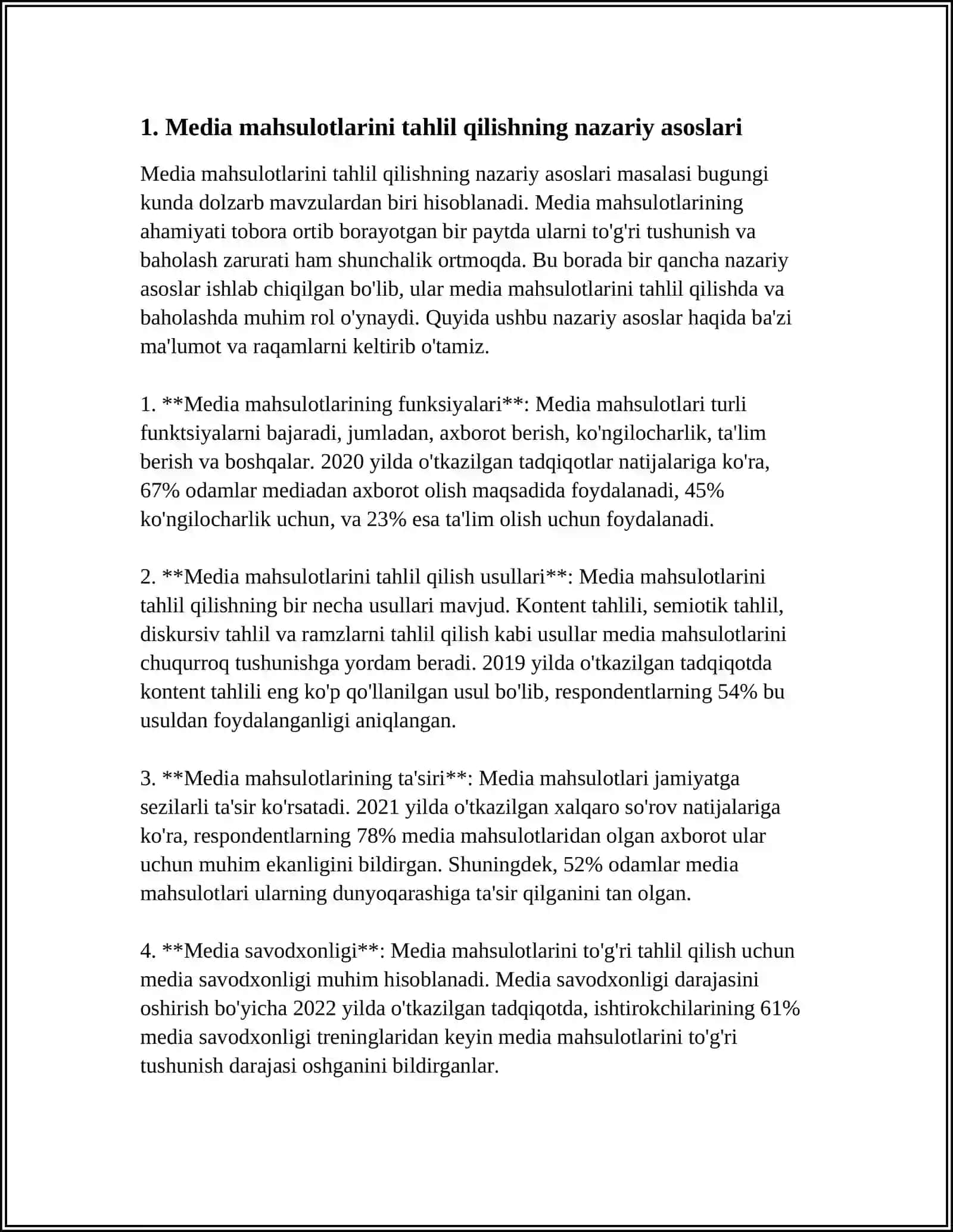 MEDIA MAHSULOTLARINI TAHLIL QILISH 3