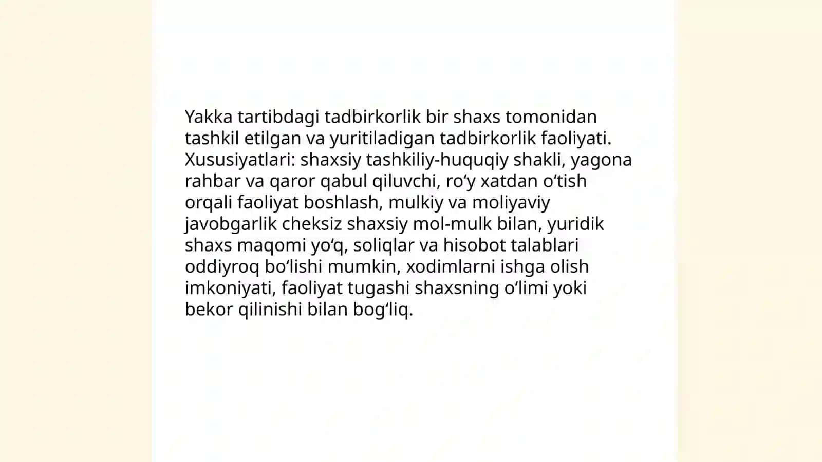 Tadbirkorlik tashkiliy huquqiy shakllari 3