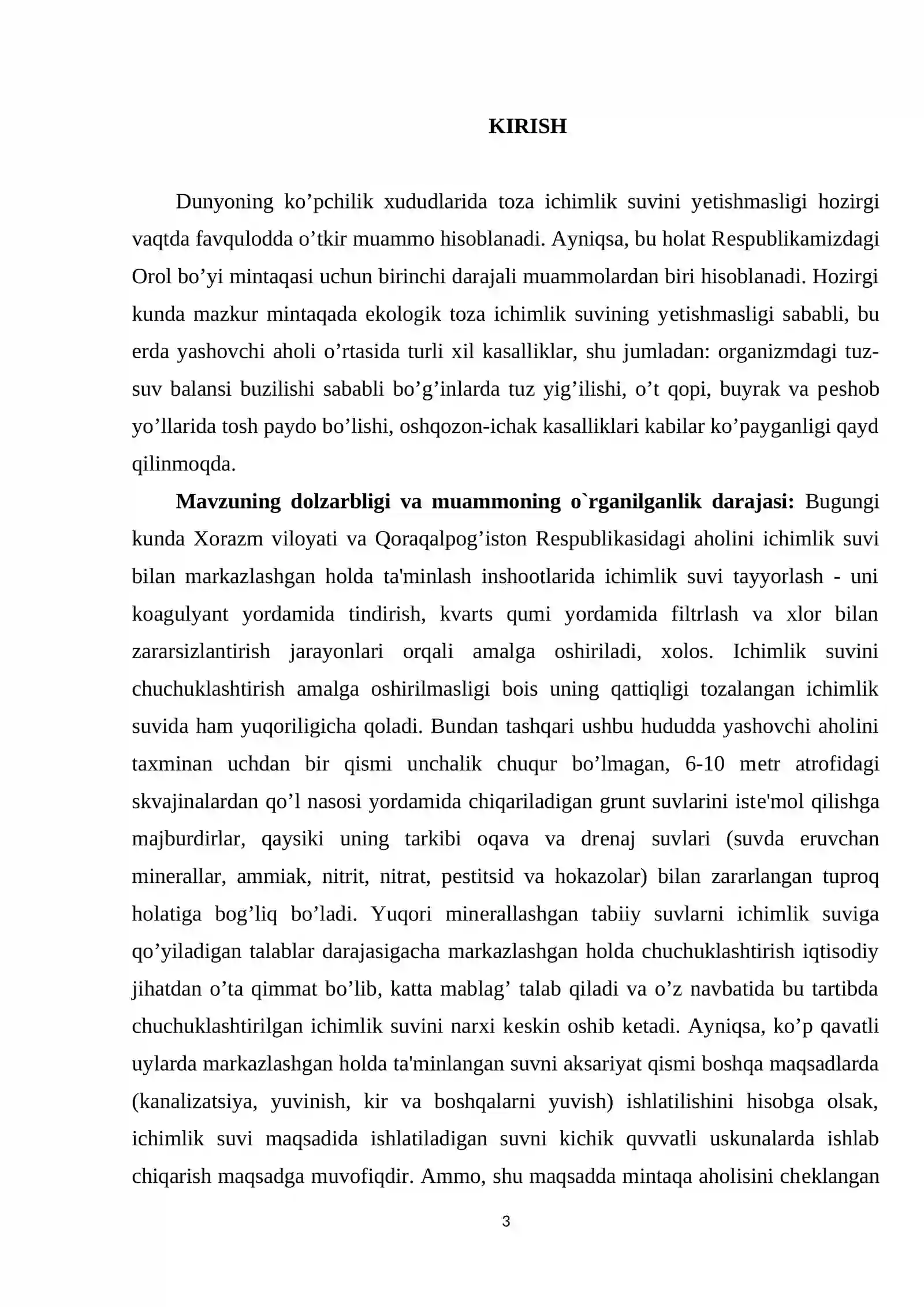 Ichimlik suvini tozalash usullari 3