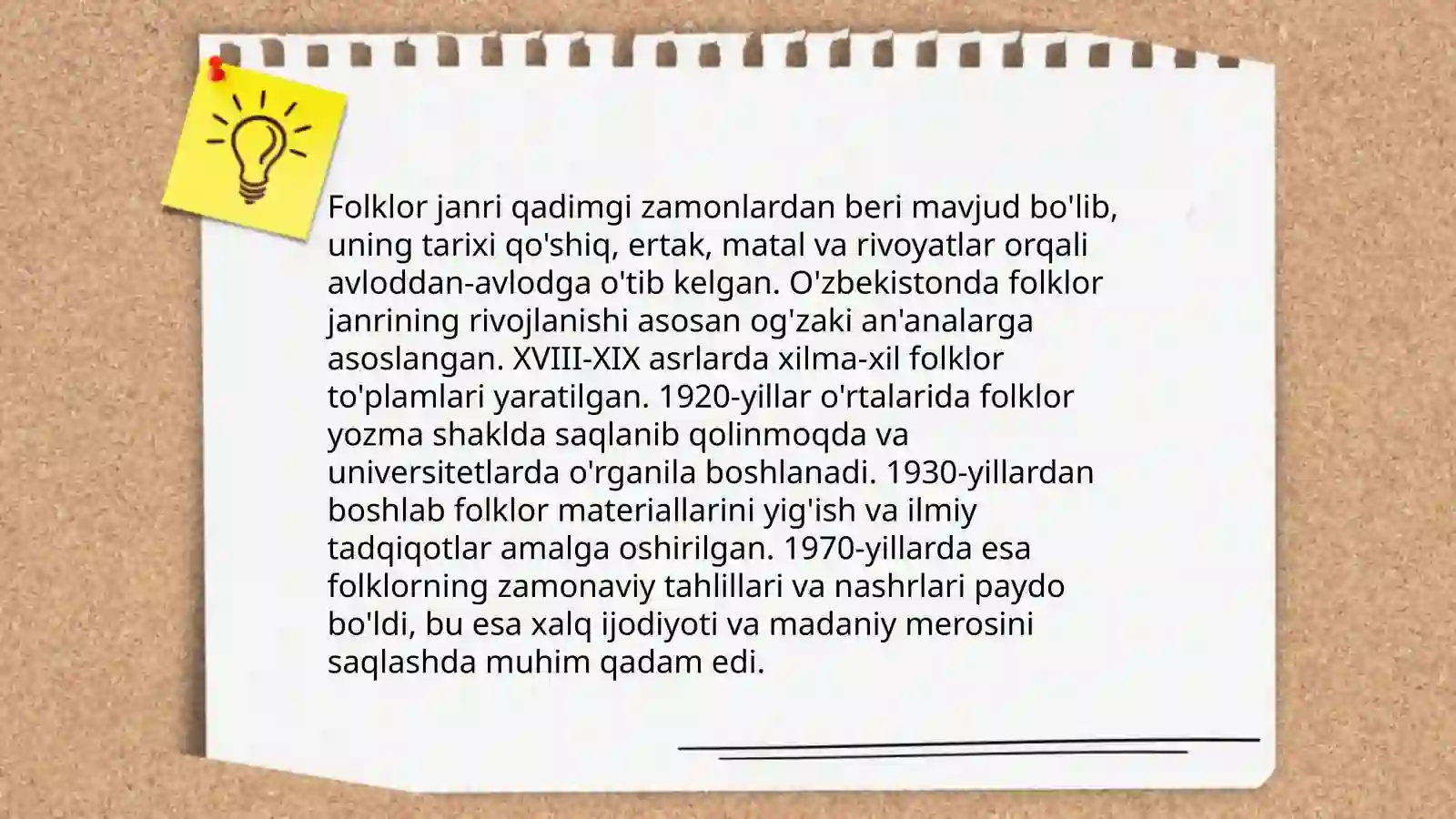 Folklor janrdagi asar tahlili 3