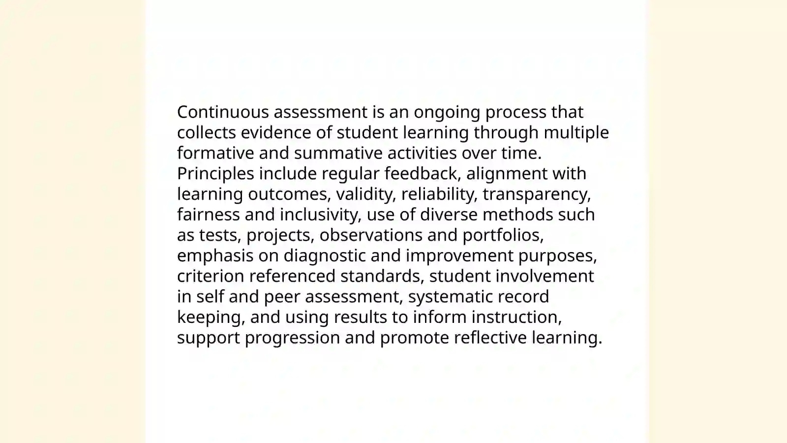 Continuous assessment 3