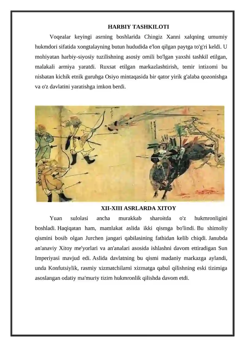 Yuan sulolasi davrida Xitoy 3