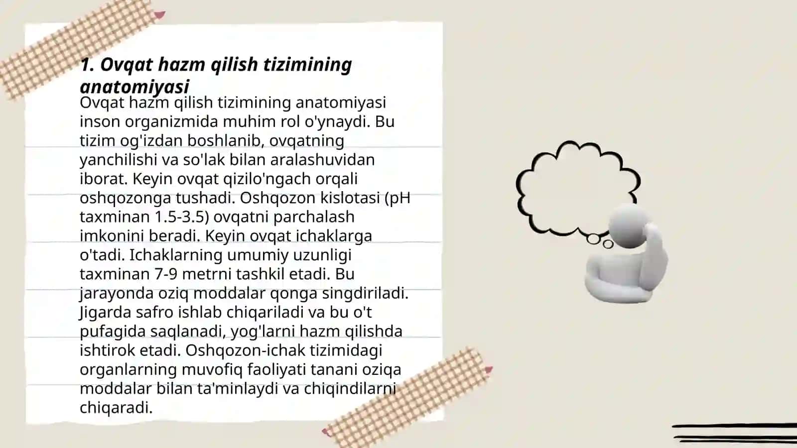 Ovqat hazm qilish tizimi 3