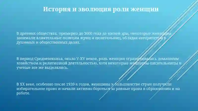 Роль женщины в современном мире 3