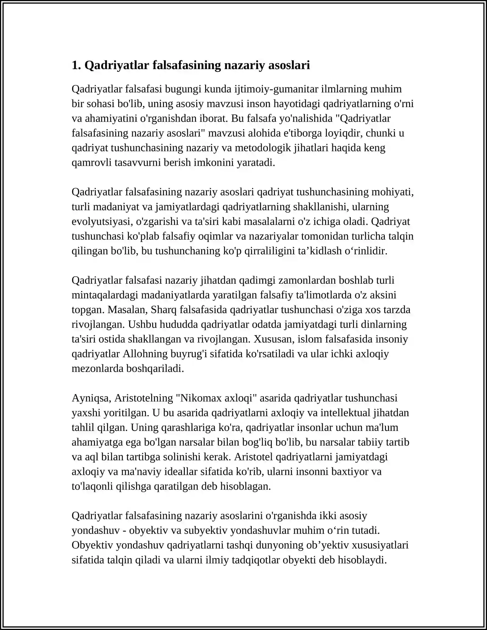 QADRIYATLAR FALSAFASI 3