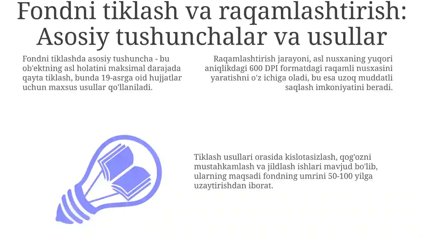 Fondni tiklash va raqamlashtirish 3