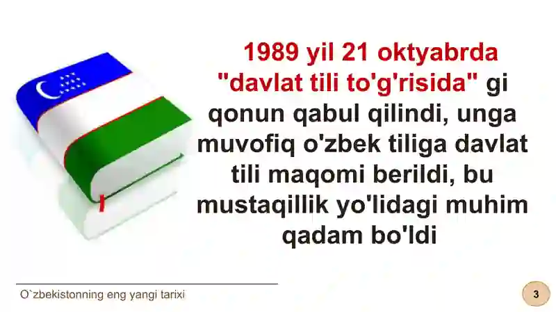 O'ZBEKISTONNING ENG YANGI TARIXI 3