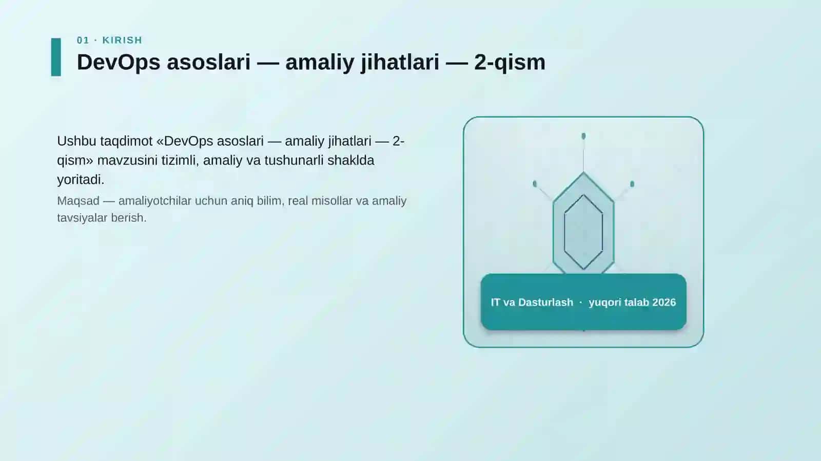 DevOps asoslari — amaliy jihatlari — 2-qism 3