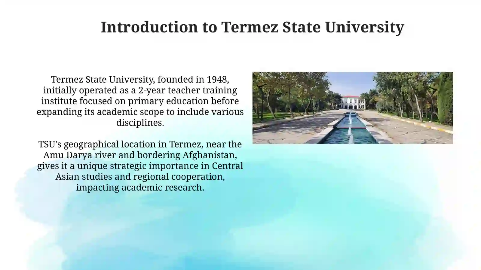Termez State University 3