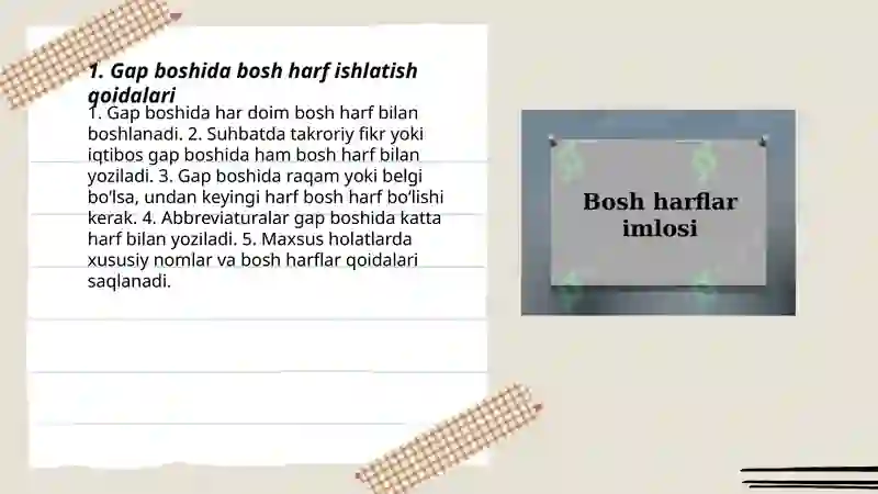 Bosh harflar imlosi 3