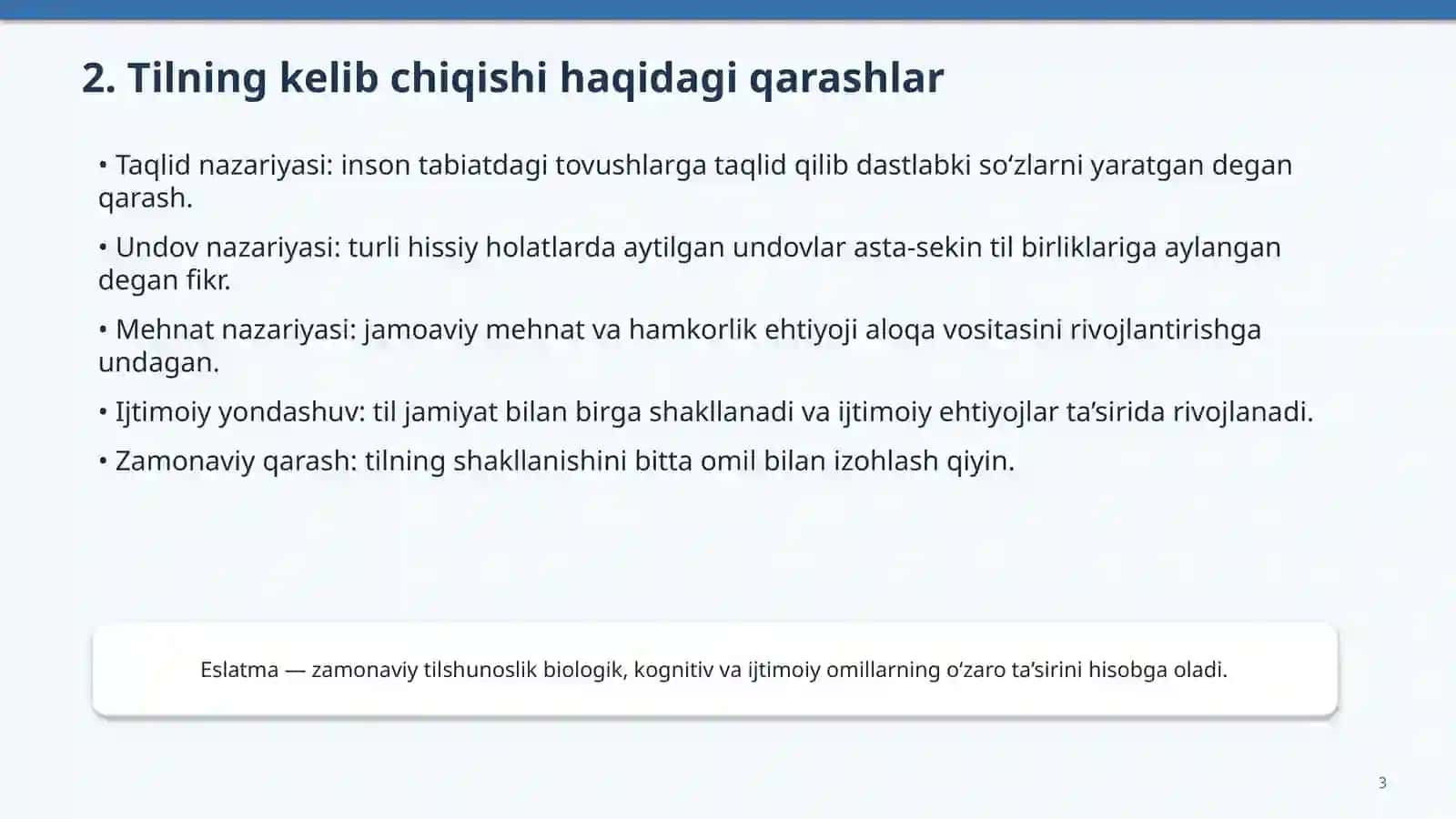 til va uning rivojlanishi 3