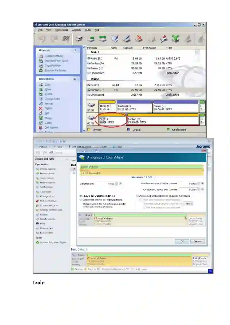 Acronis Disk Director 3