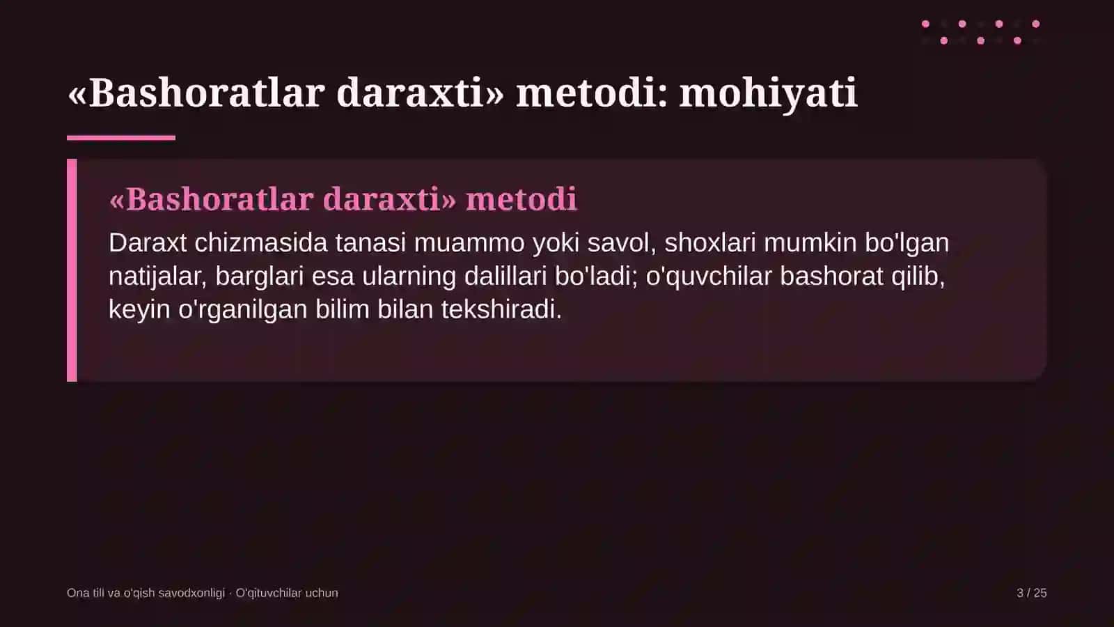 ona tili va o'qish savodxonligi darslarida bashoratlar daraxti metodidan foydalanish 4899 3