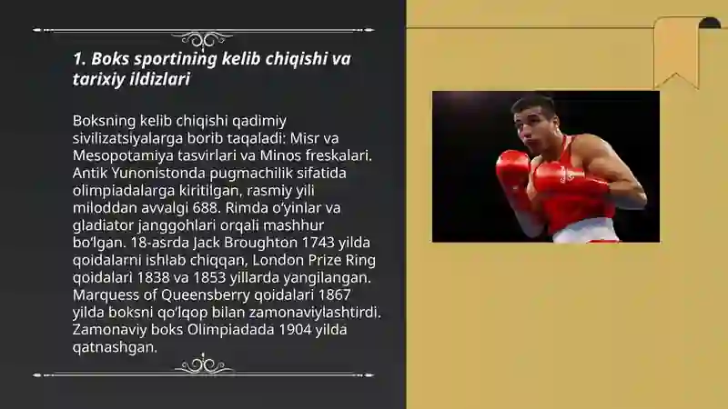 Boks sporti tarixi 3