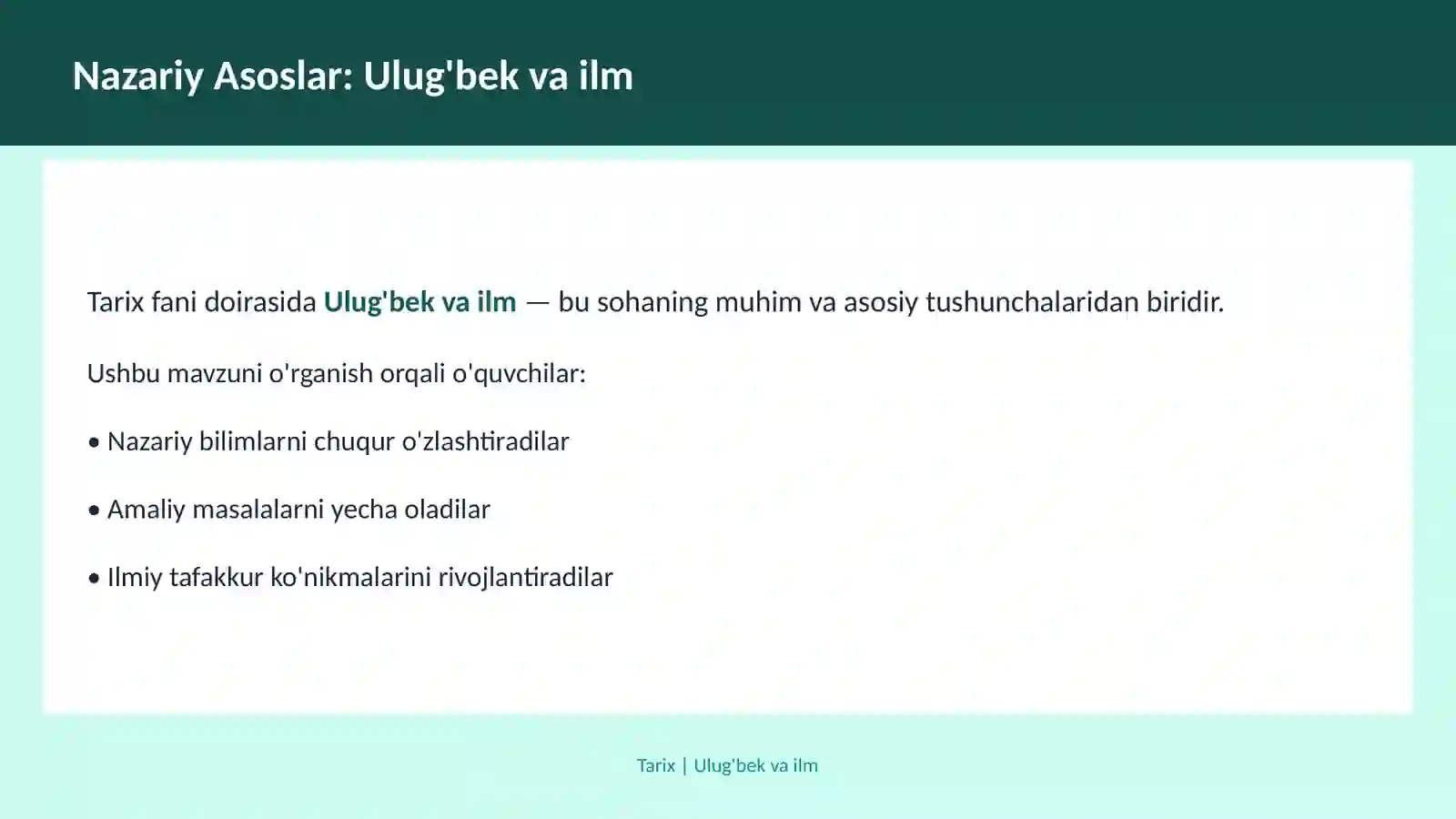 Temuriylar davri 3