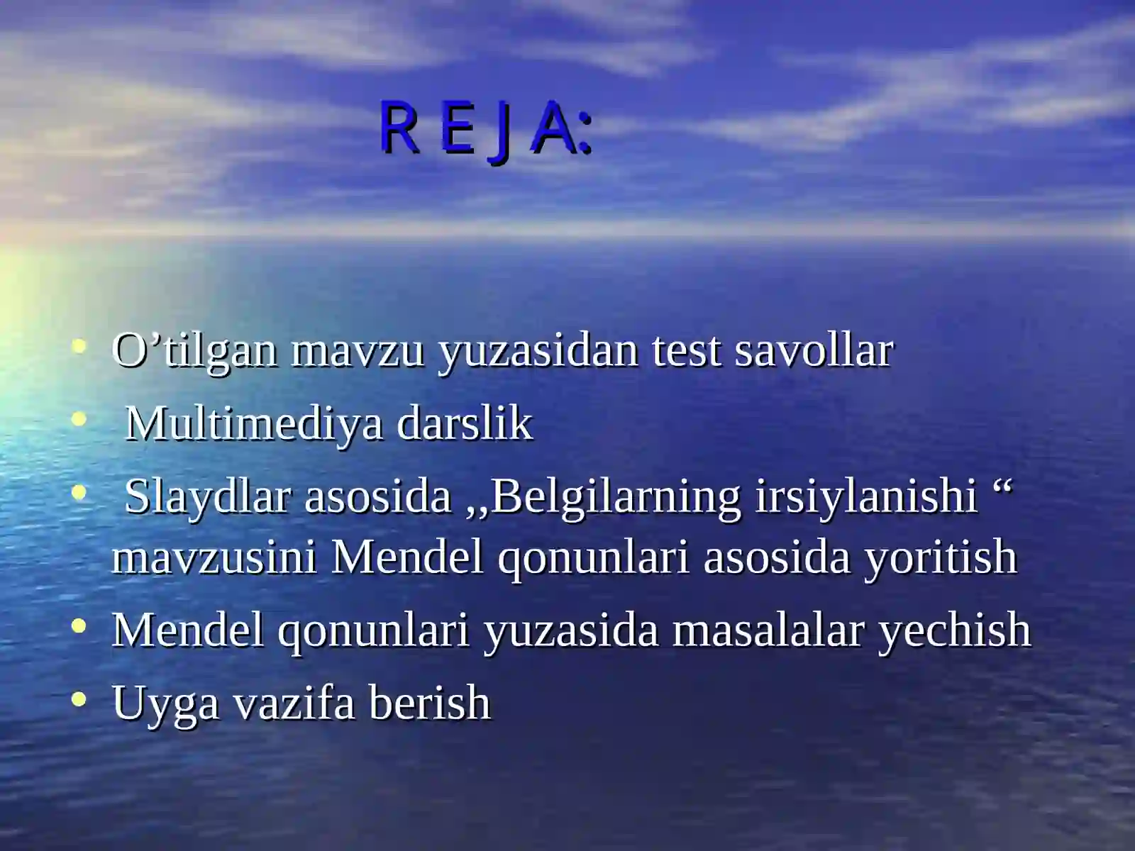 belgilarning irsiylanishi 3