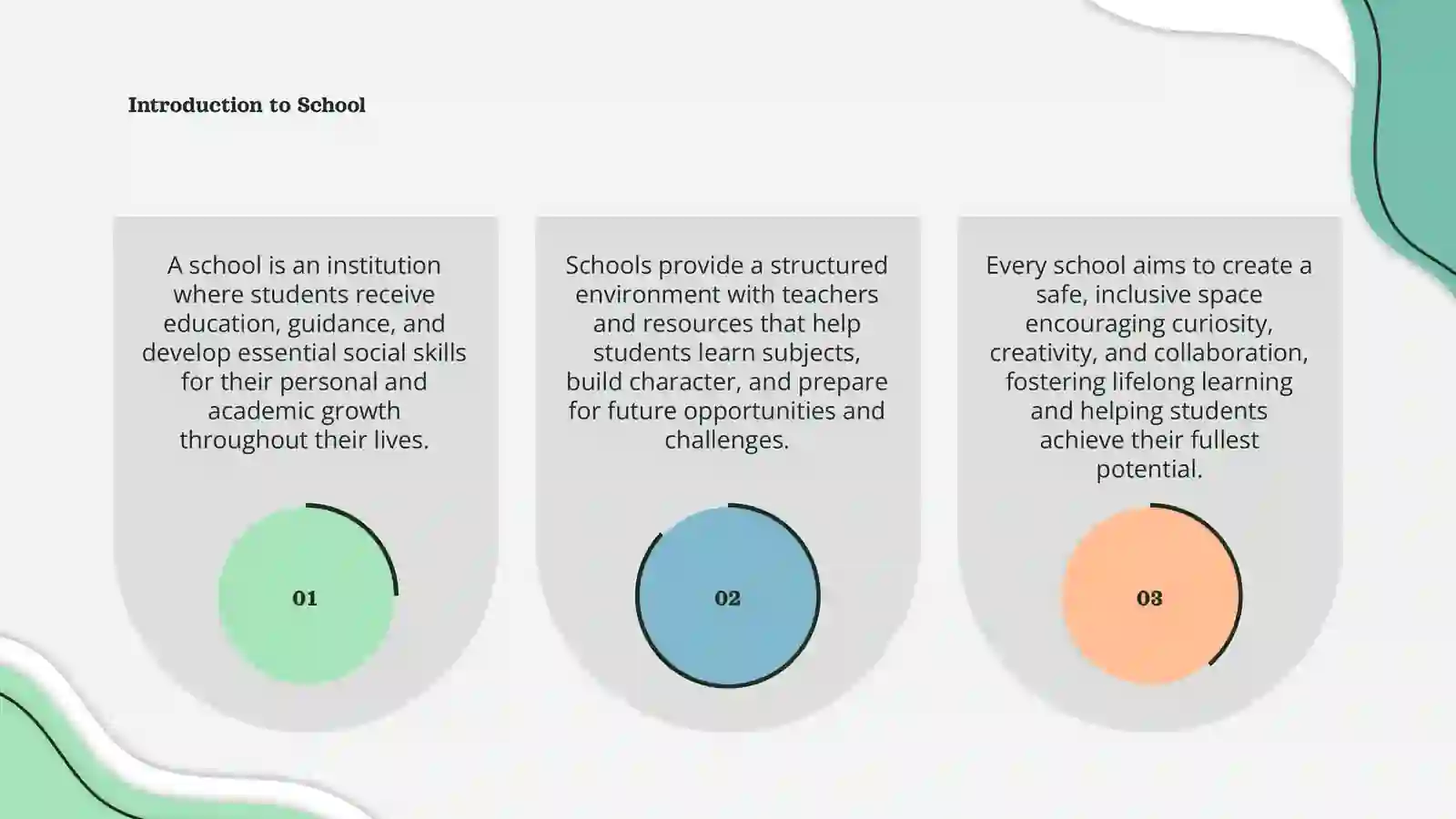 Introduction to School 3