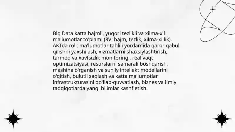 Big Data tushunchasi 3