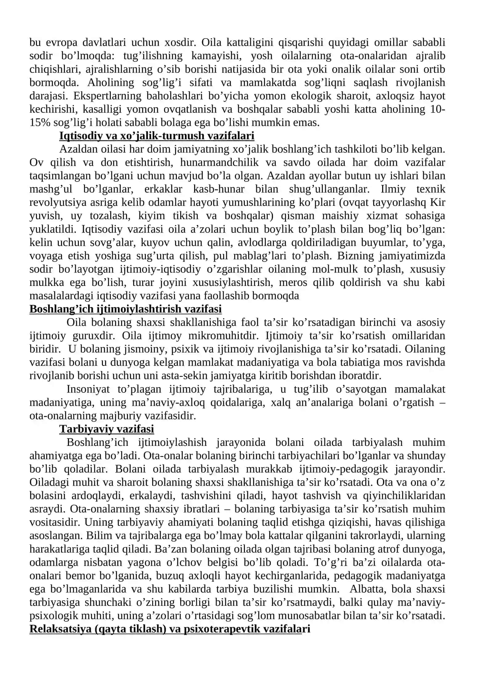 Ota-onalari nazoratisiz qolgan bolalar va oilalar bilan ijtimoiy-pedagogik faoliyat 3