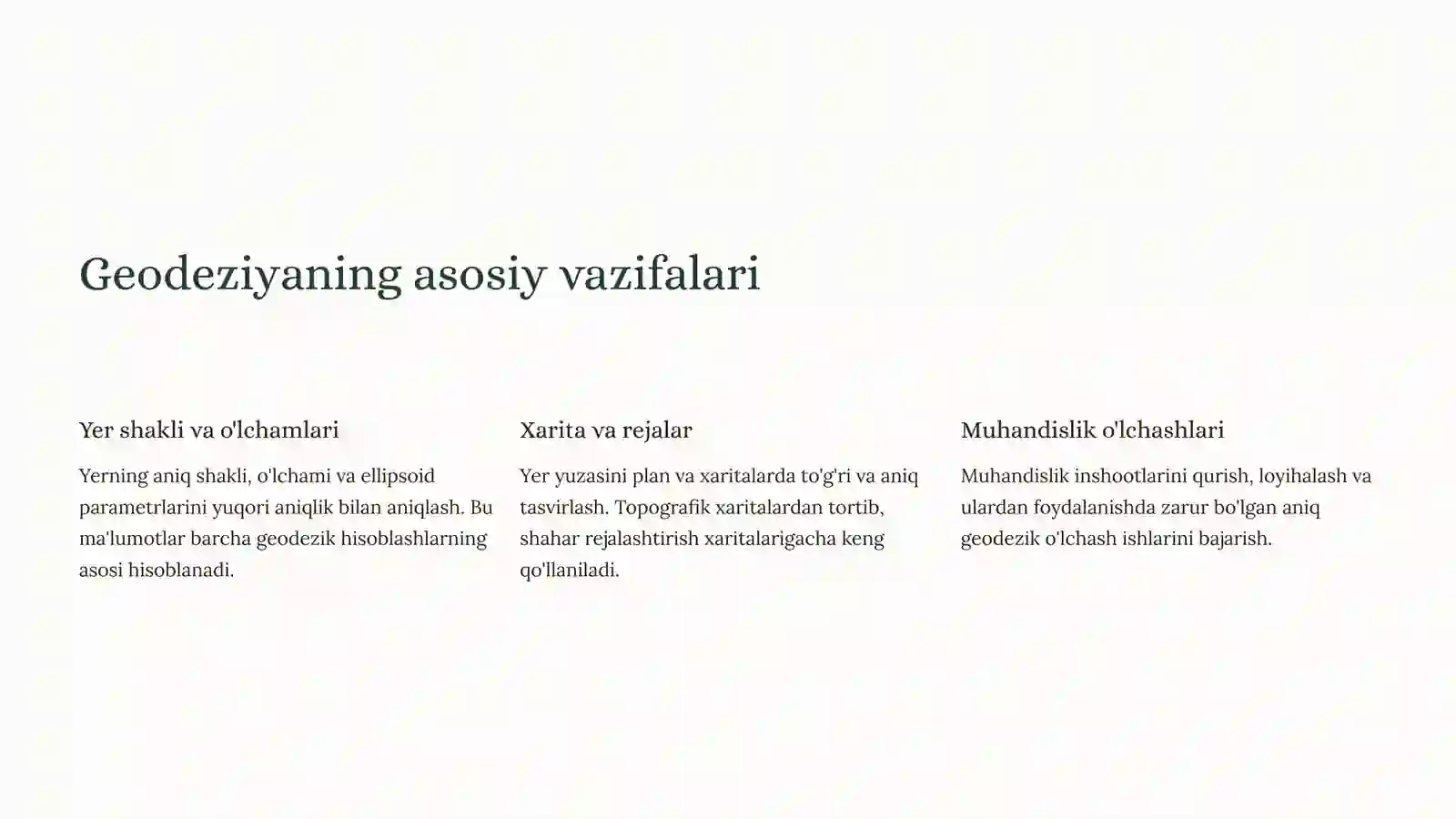Geodeziya: Yerning vazninianiqlashsan’ati 3