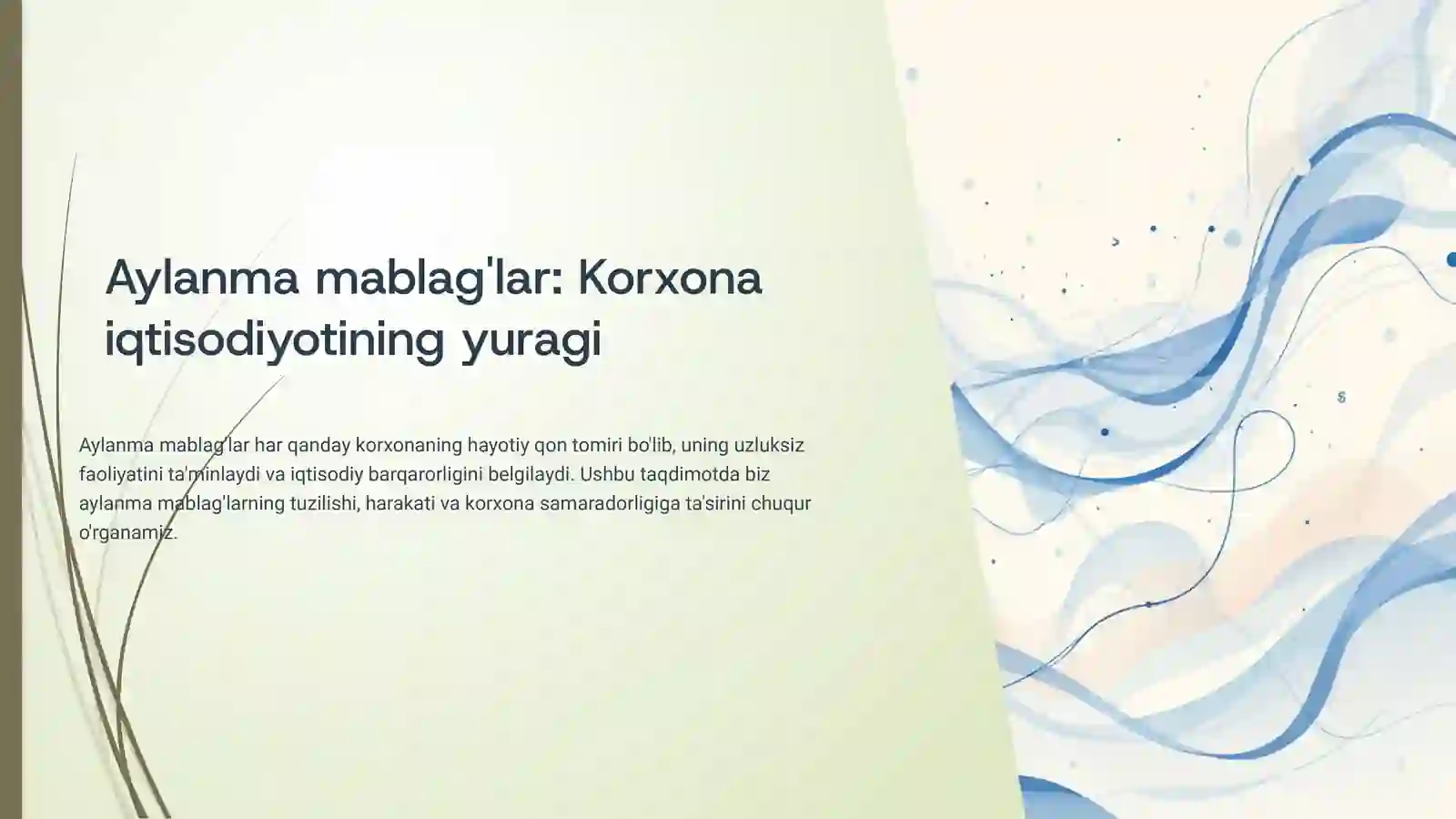 Aylanma mablag'lar 3