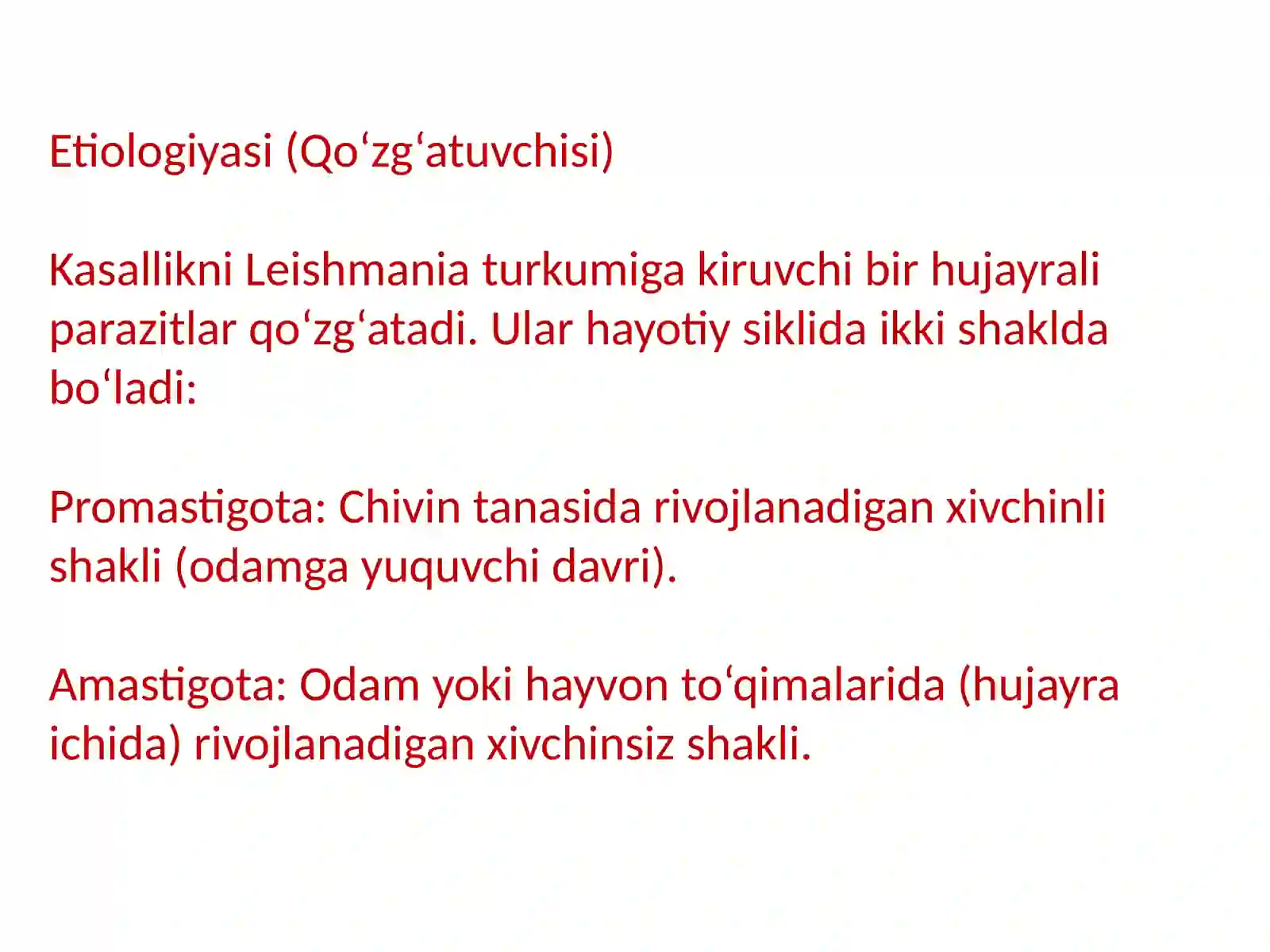 Leyshmanioz 3