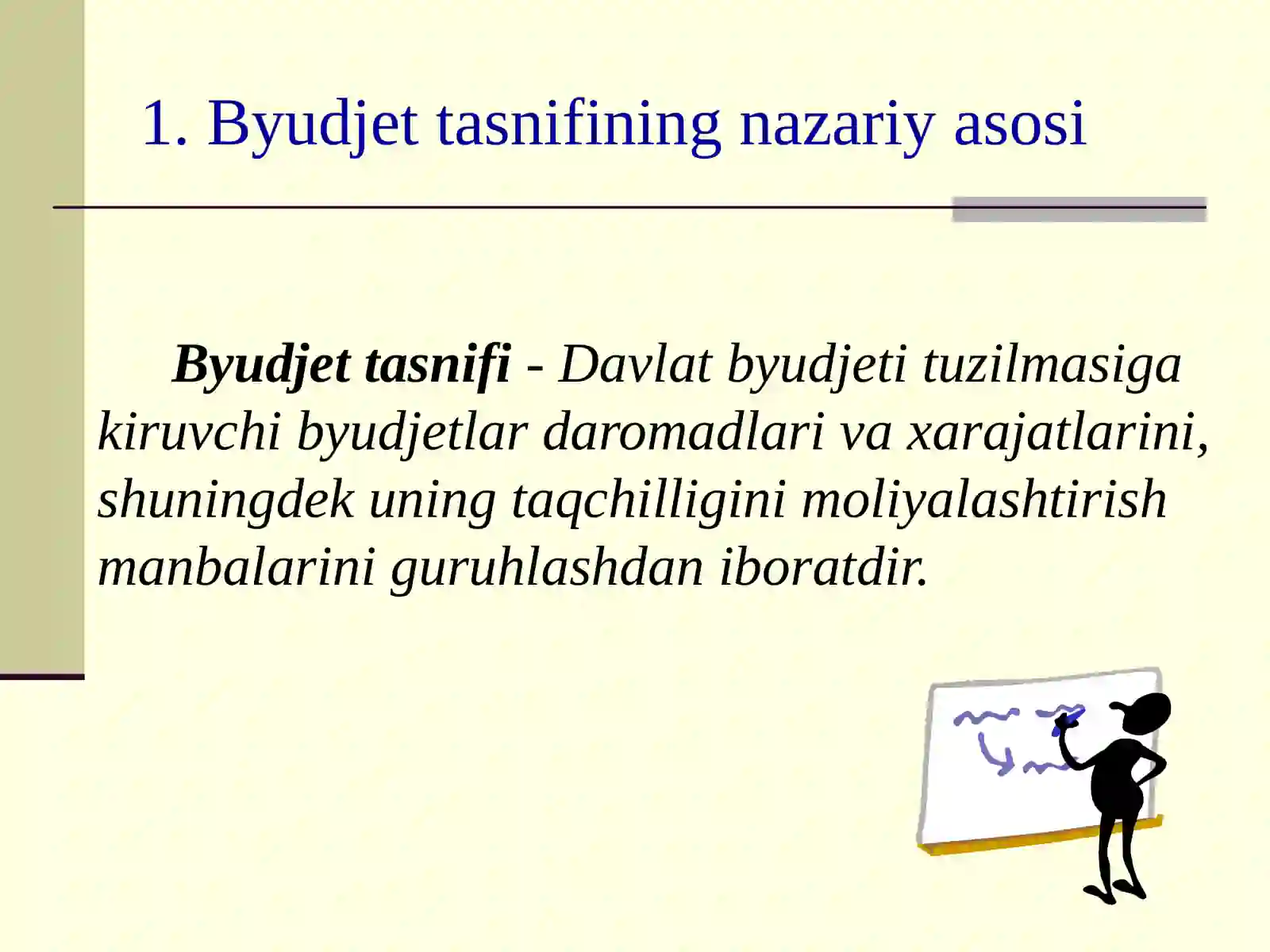 Byudjettasnifi 3