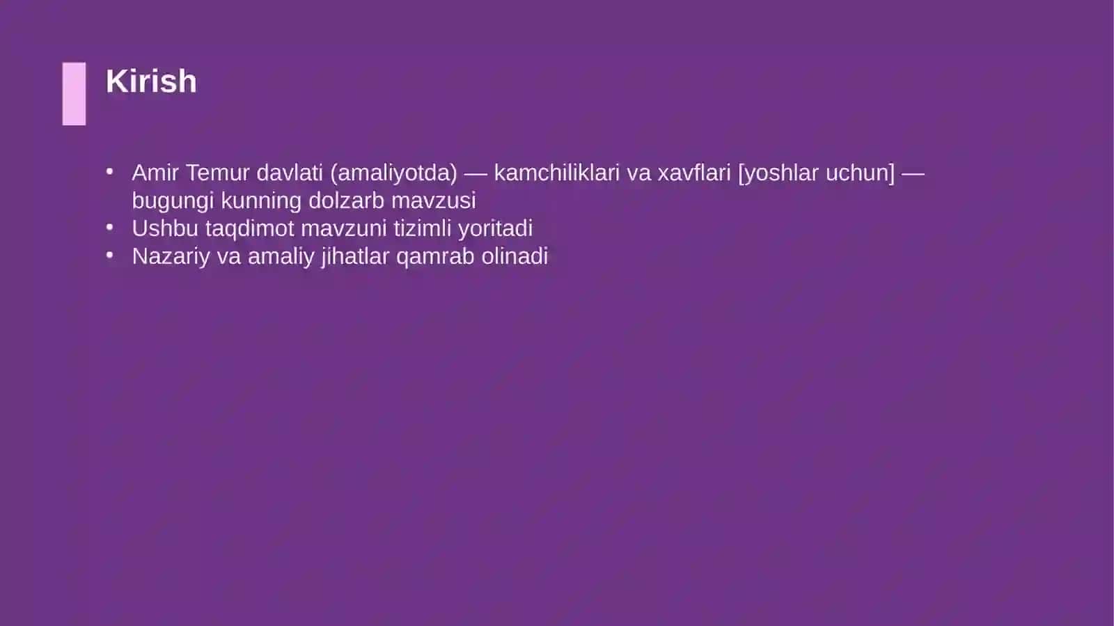 Amir Temur davlati (amaliyotda) — kamchiliklari va xavflari [yoshlar uchun] 3