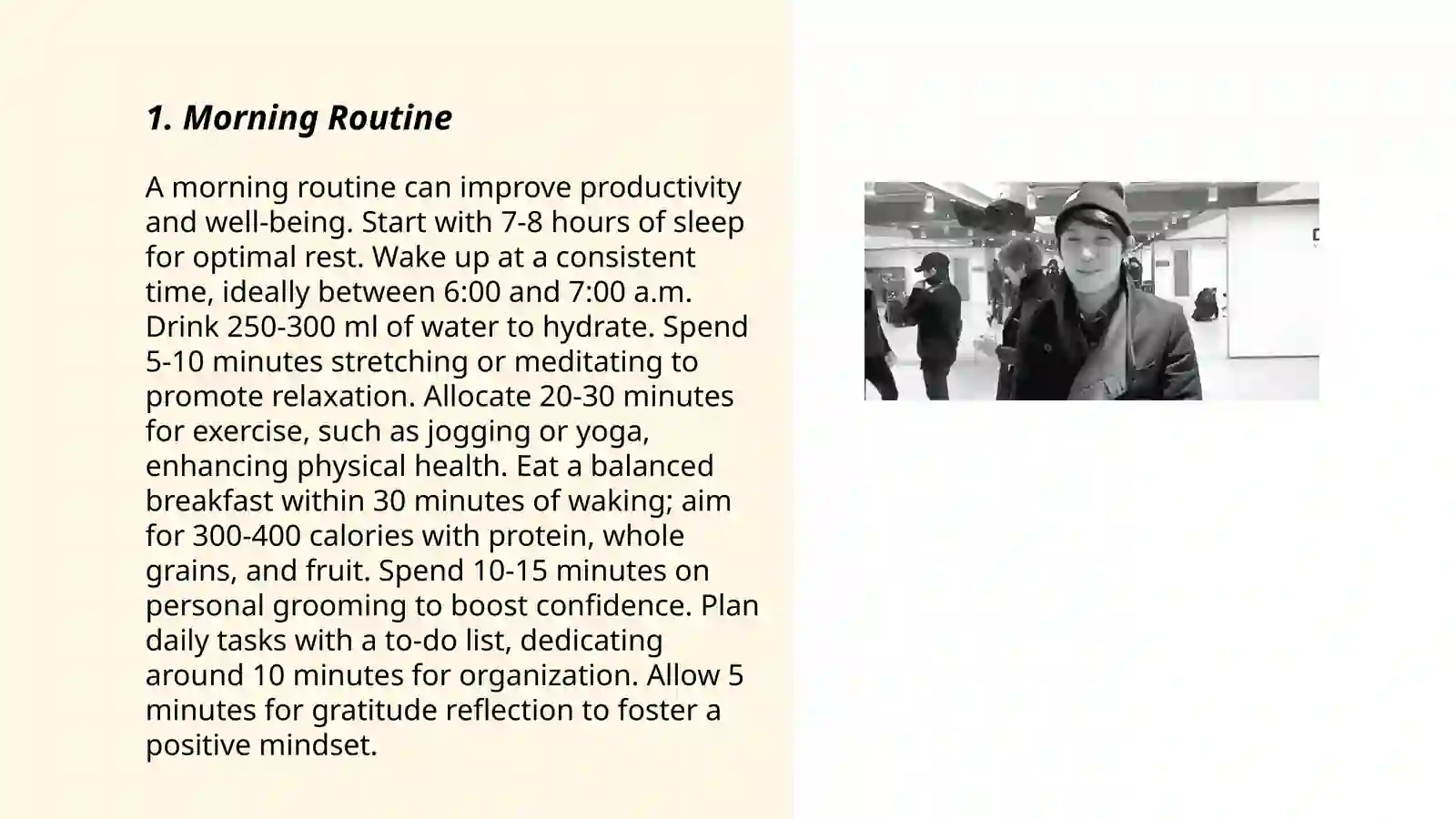 Morning Routine 3