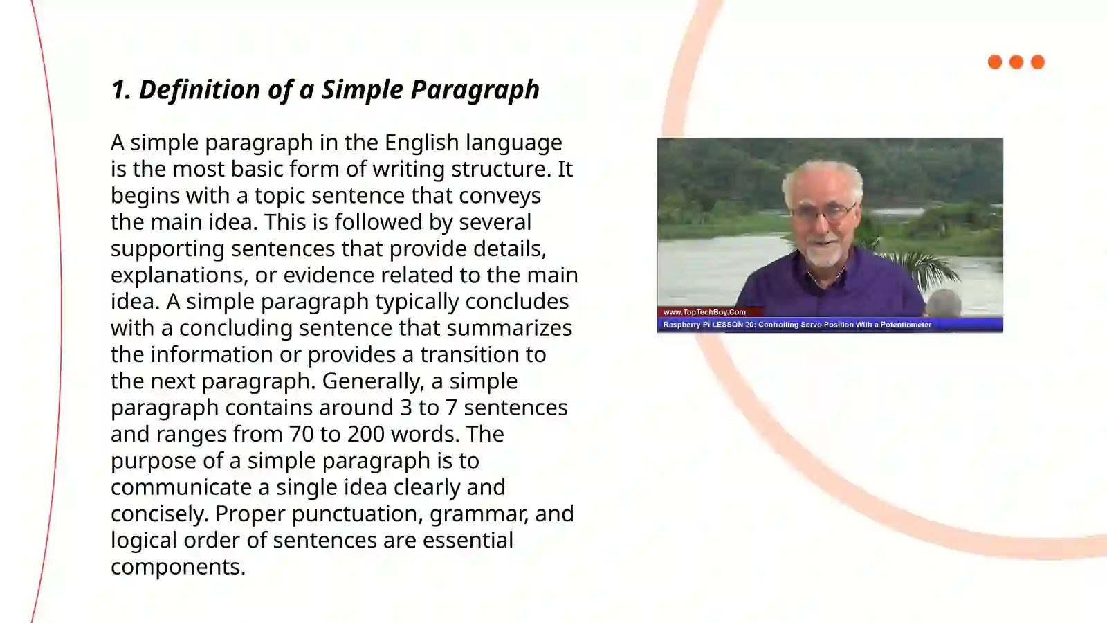 MATERIALS FOR THE LESSON 3
