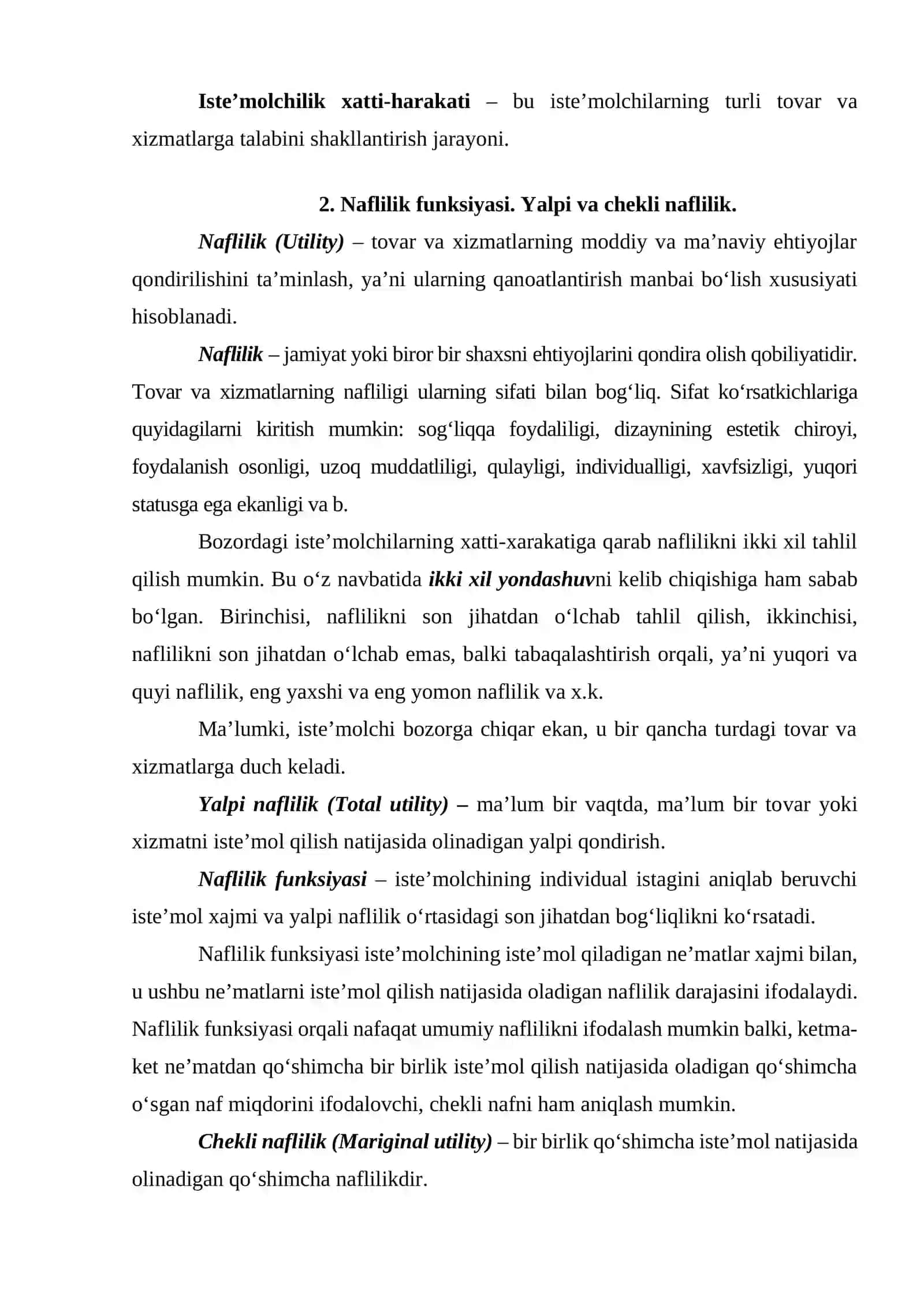 Iste’molchilarning bozordagi xatti-harakati 3