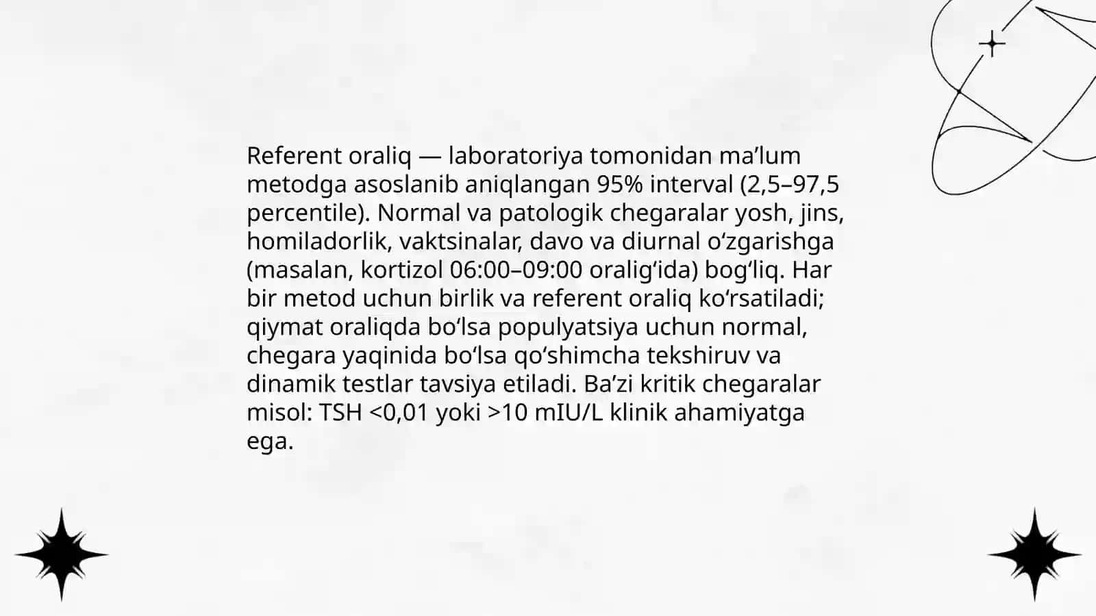Gormonlar tahlillar natijalarini tahlil qilish va tashxis qoʻyish 3