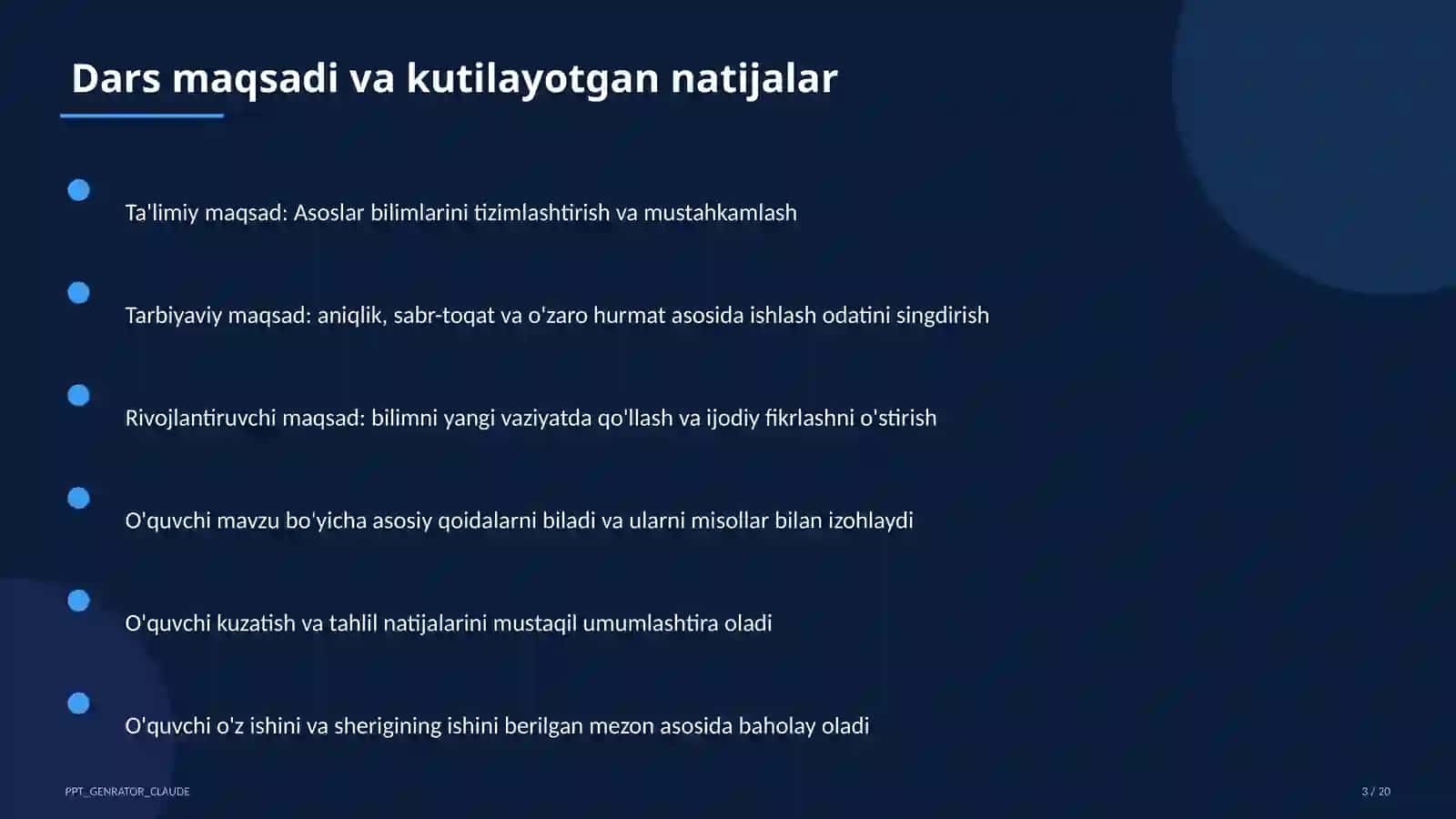 Asoslar (8-sinf) 3