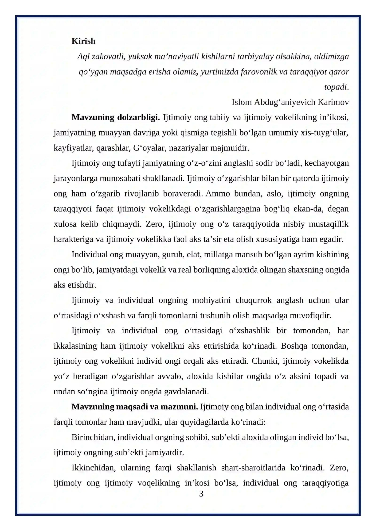 IJTIMOIY VA INDIVIDUAL ONG. 3