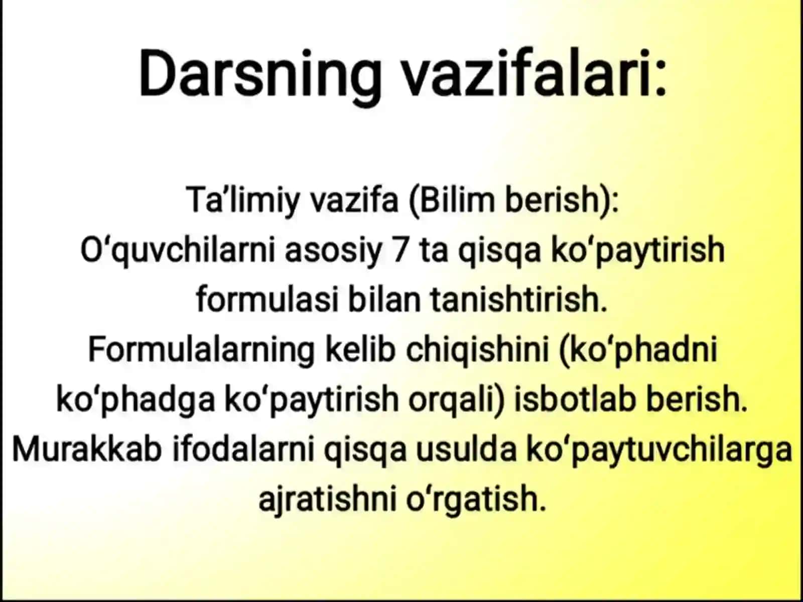 formulalari 3