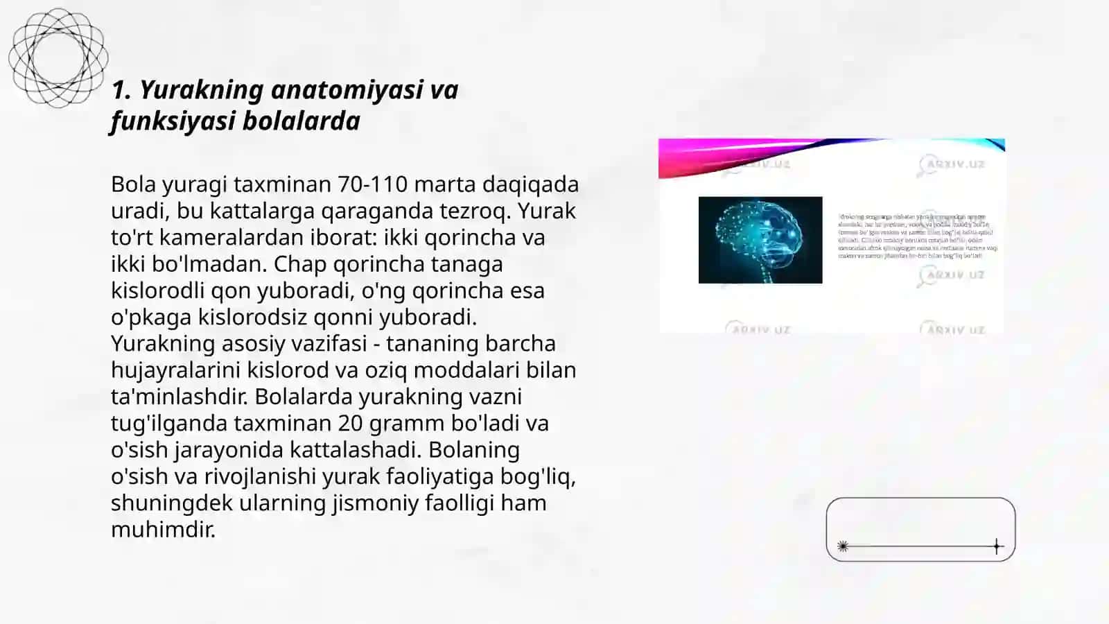 Bolalarda qon aylanish tizimi anatomik-fiziologik xususiyatlari 3