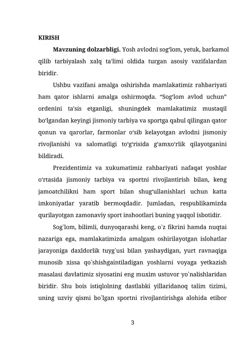 SPORTCHINI JISMONIY, TEXNIK VA TAKTIK TAYYORGARLIGI 3