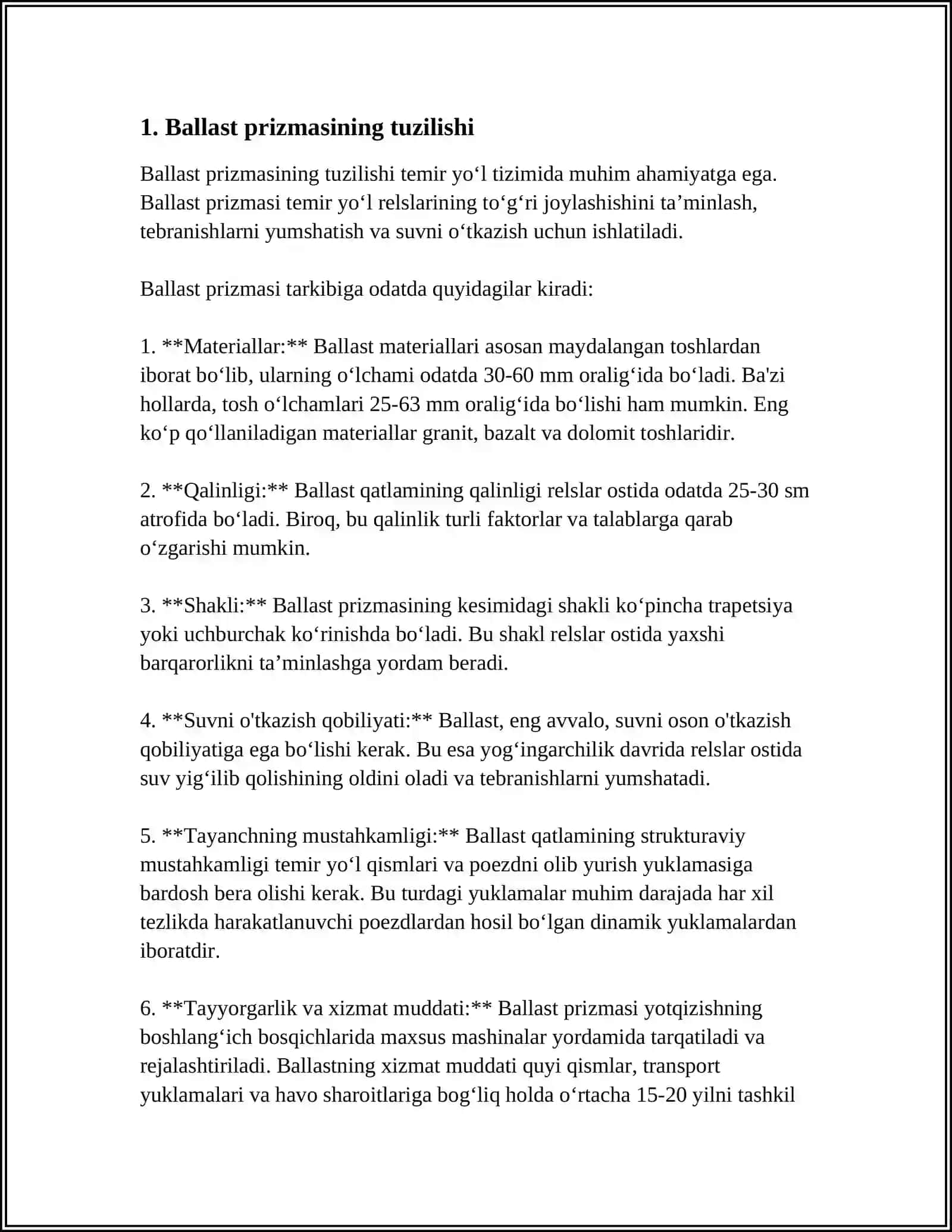 BALLAST PRIZMASINI ZICHLASH YÒLLARNI TÒĢIRLASH PARDOZLASH UCHUN MASHINALAR 3