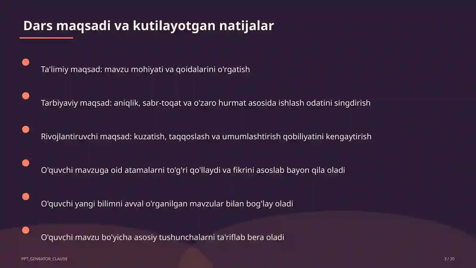 So'zning tarkibi: o'zak va qo'shimcha (3-sinf) 3